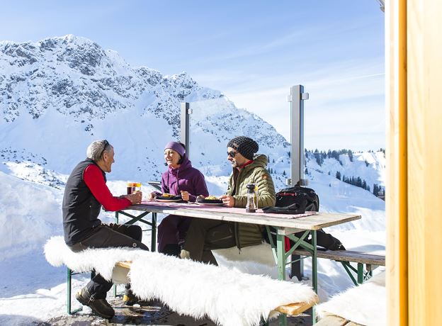 culinary pleasure round winter Großes Walsertal