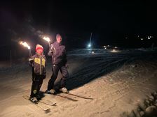 Torch run at the Tobellift