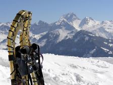 BERGaktiv snowshoe hike in the core zone Lutz