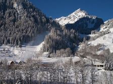 Blick von den Bungalow - Chalet -Ferienhaus