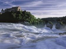 Rhine water falls in Schaffhausen